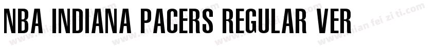 NBA Indiana Pacers Regular Version字体转换